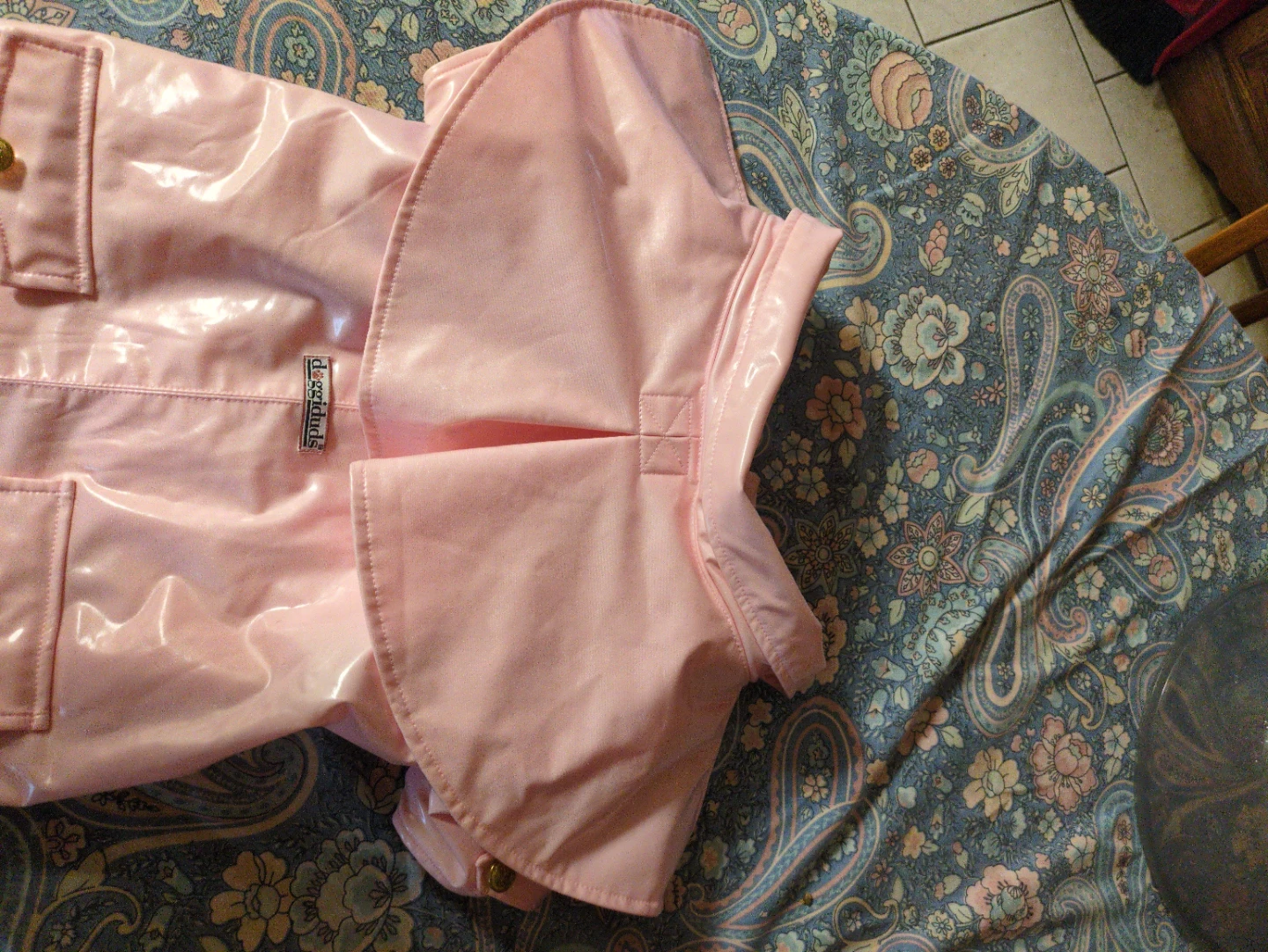 Doggiduds Pink Dog Raincoat Size Large - photo 2