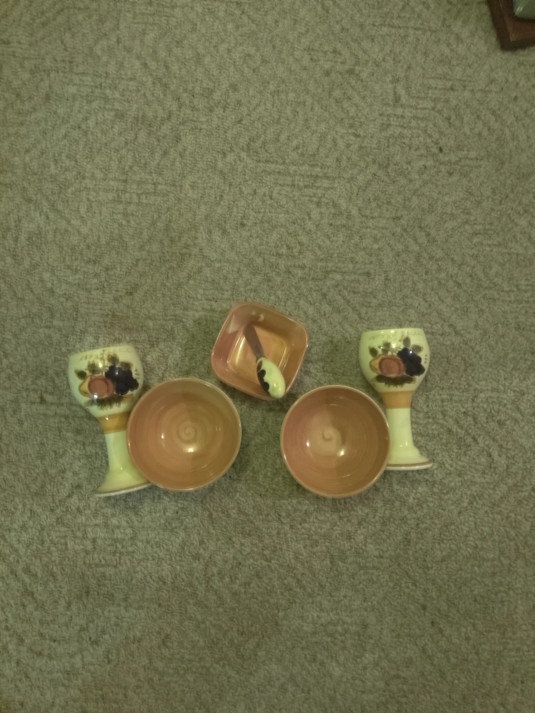 Ceramic Kitchen Serving Set cheese and wine set