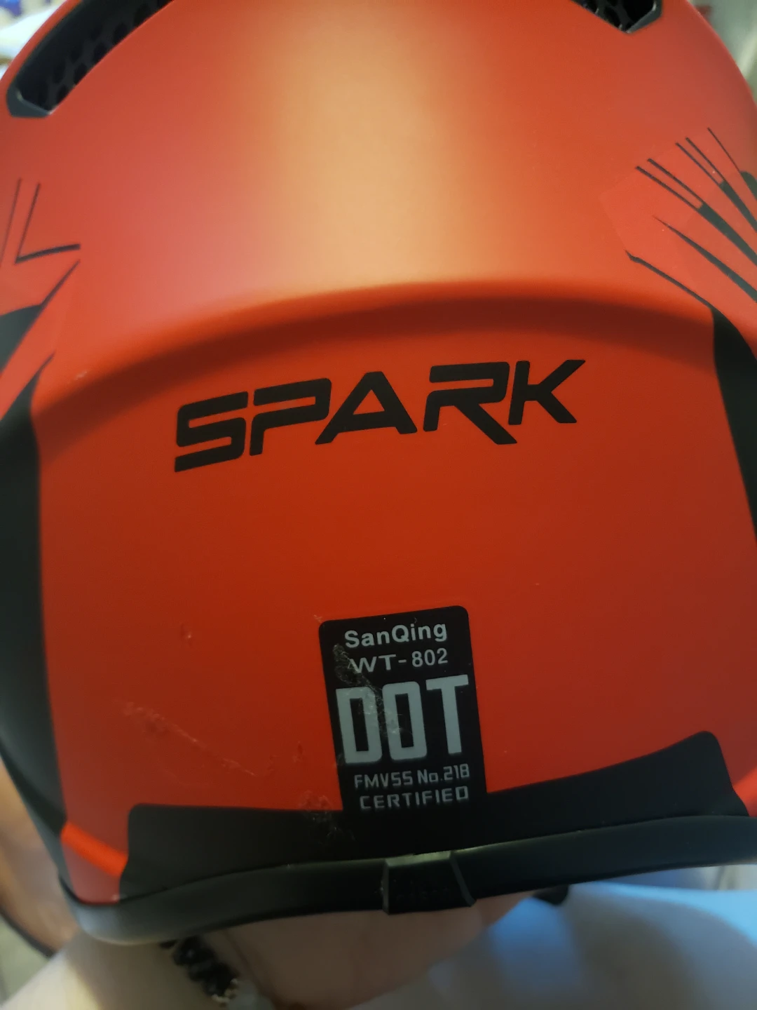 SPARK Vehicle User Helmet - Red/Black - photo 3