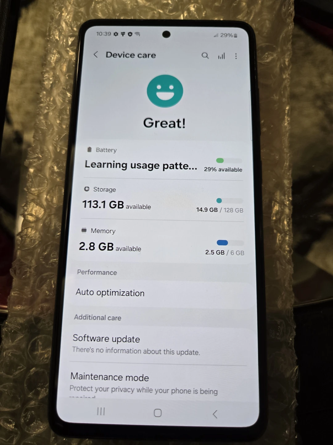 Samsung Galaxy A52s 5G Smartphone - photo 2