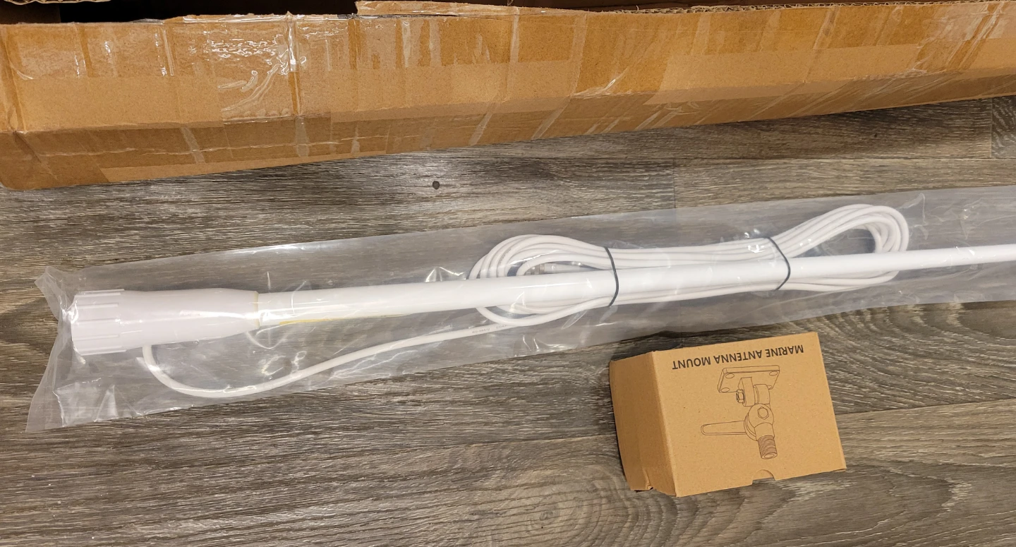 VHF Marine Radio Antenna Boat Antenna Waterproof 156-163Mhz - photo 3