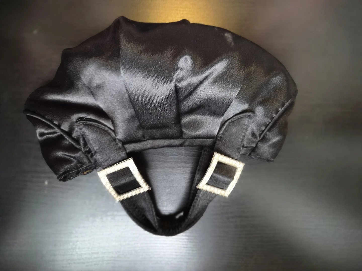 Tiny Black Satin Evening Bag - photo 3
