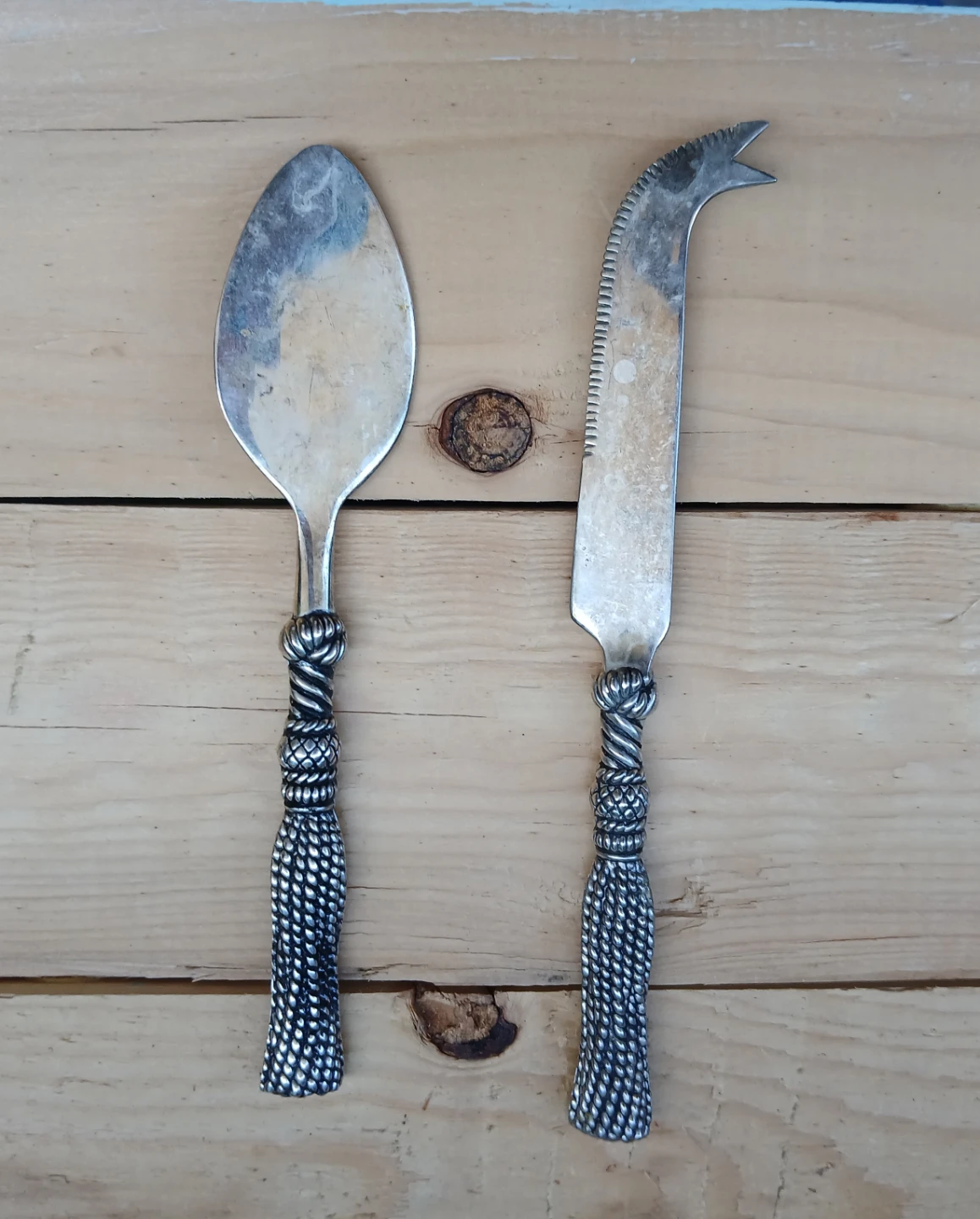 Silea Vintage Silver Plated Serving Set