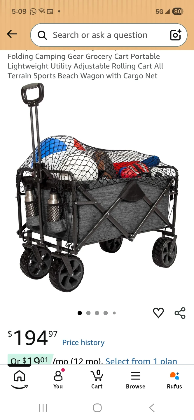 Folding Camping Utility Wagon Mac sport - photo 5