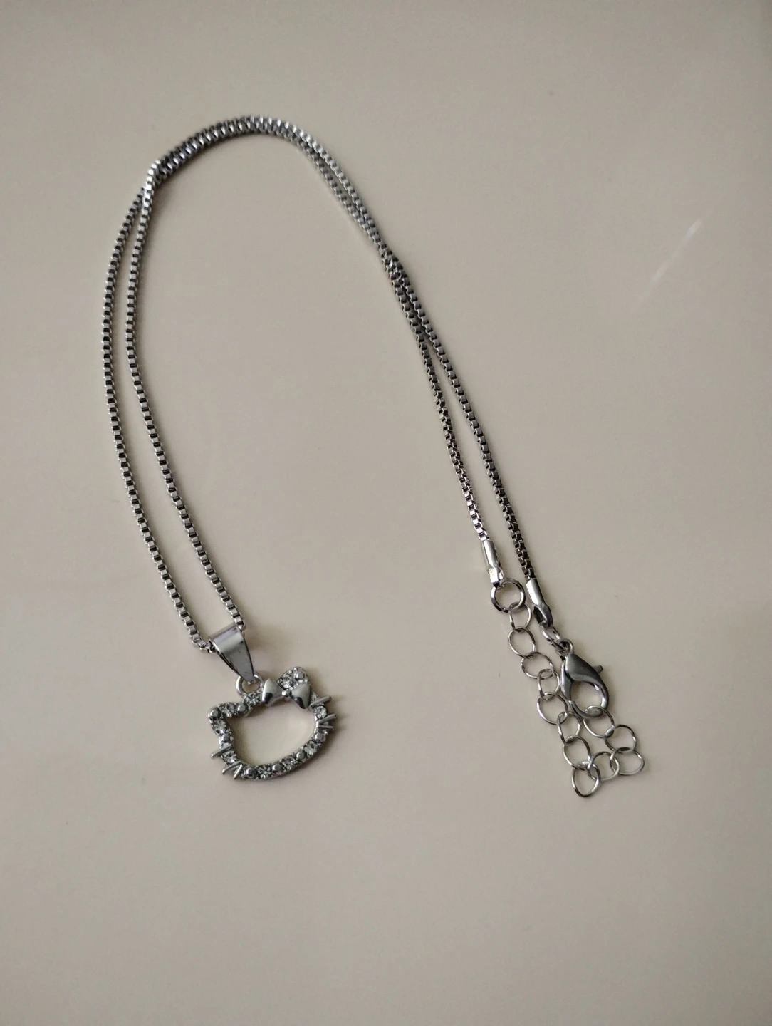 Hello Kitty Pendant Necklace with Rhinestones - photo 3
