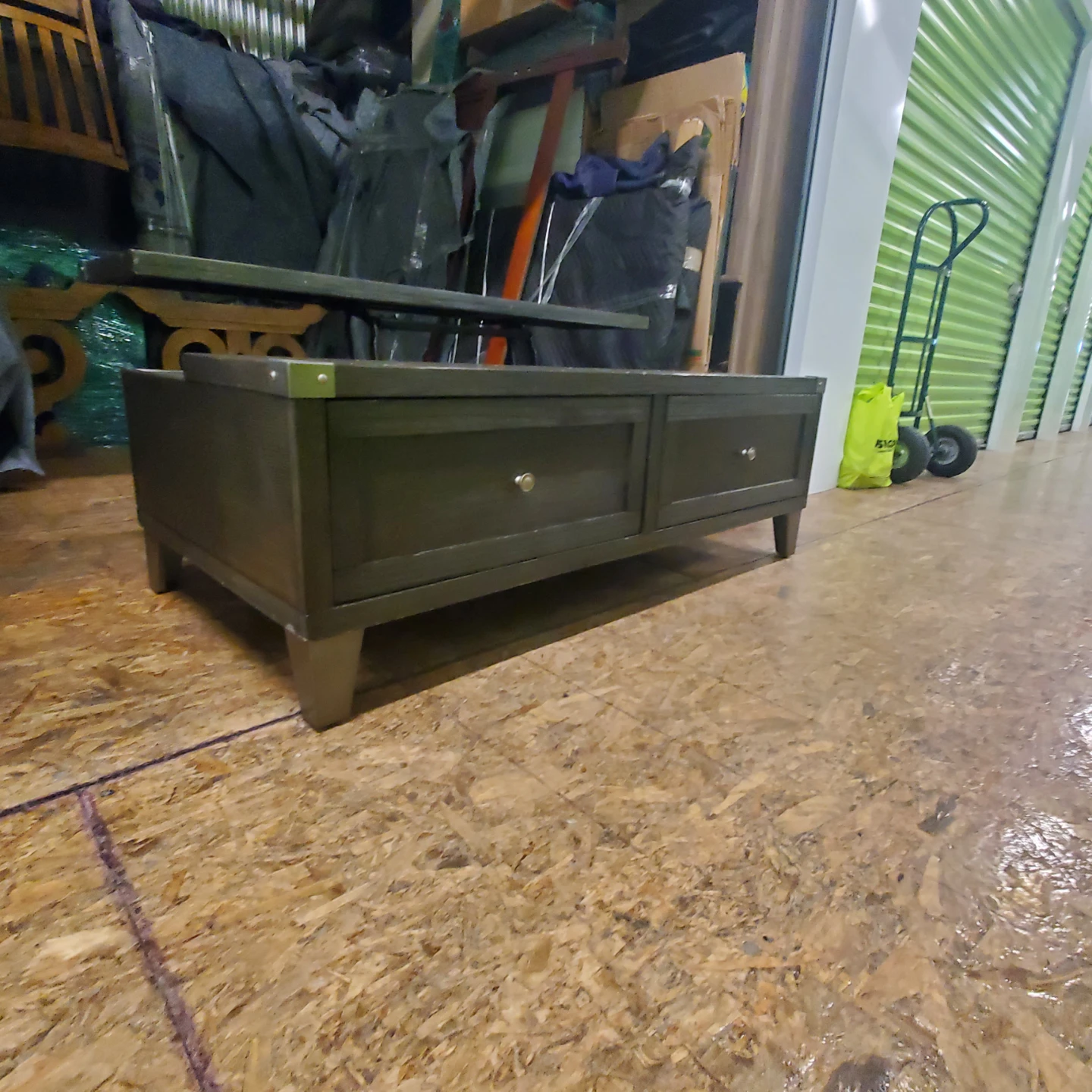 Lifting Coffee Table Plus 2 Side Tables and 2 Lamps - photo 4