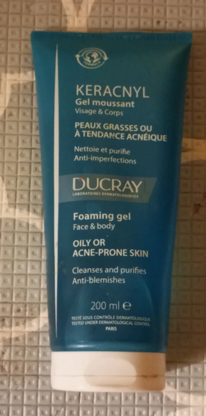 Ducray Keracnyl Foaming Gel 200ml