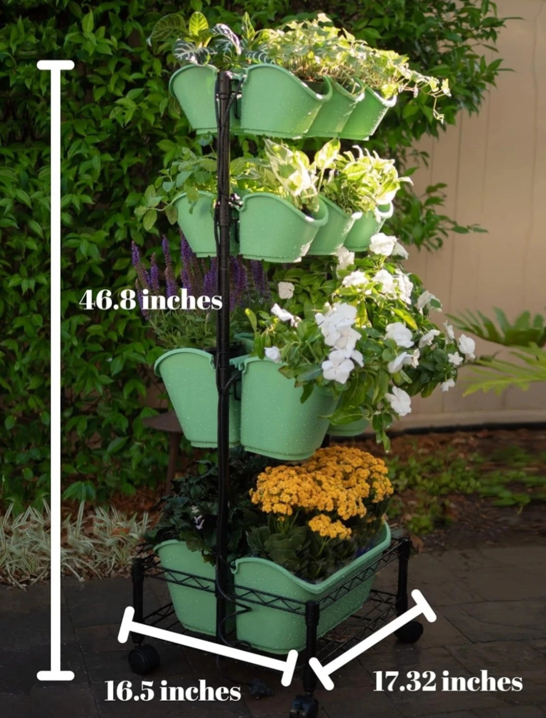 Vertical Planter with wheels (indoor & outdoor) - photo 3