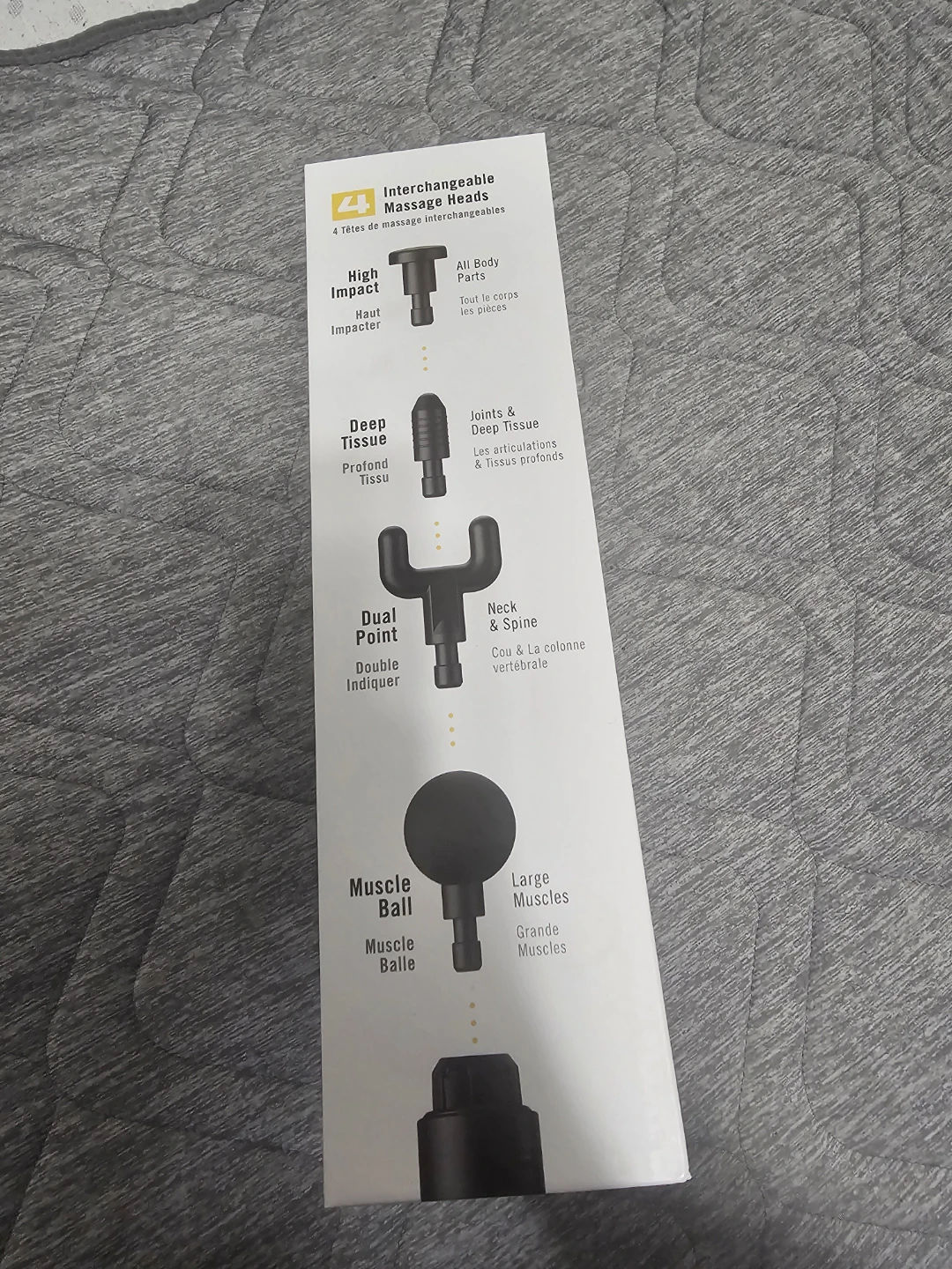 EVERLAST Beast Deep Muscle Massage Gun, Black 💪 🏈 - photo 2