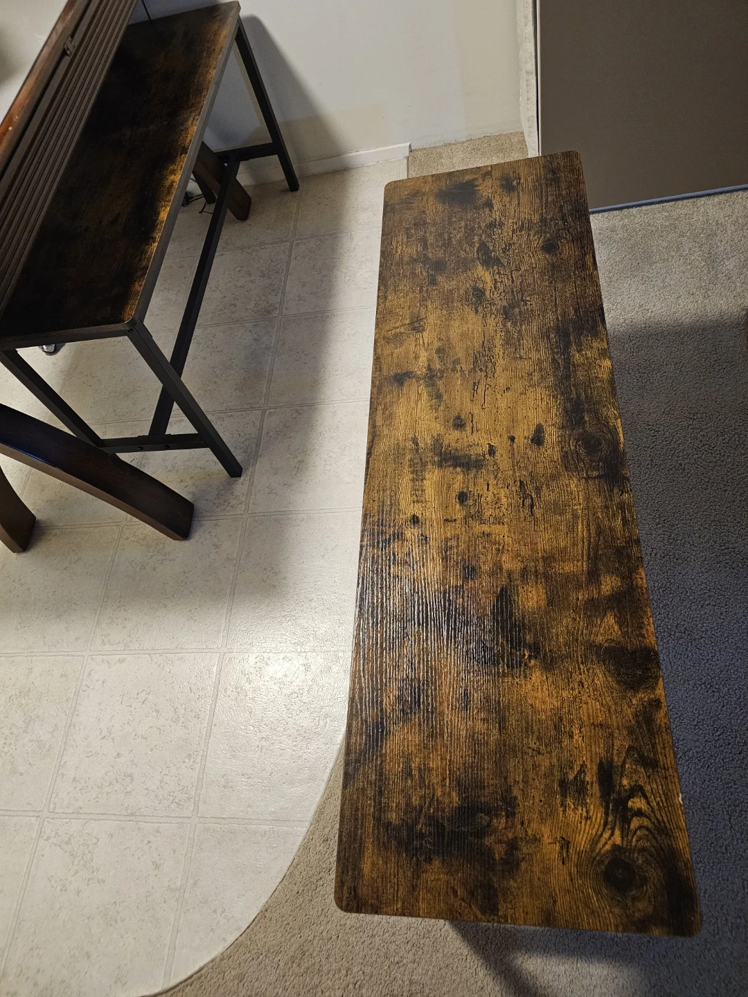 2 Industrial Style Dining Benches - photo 2