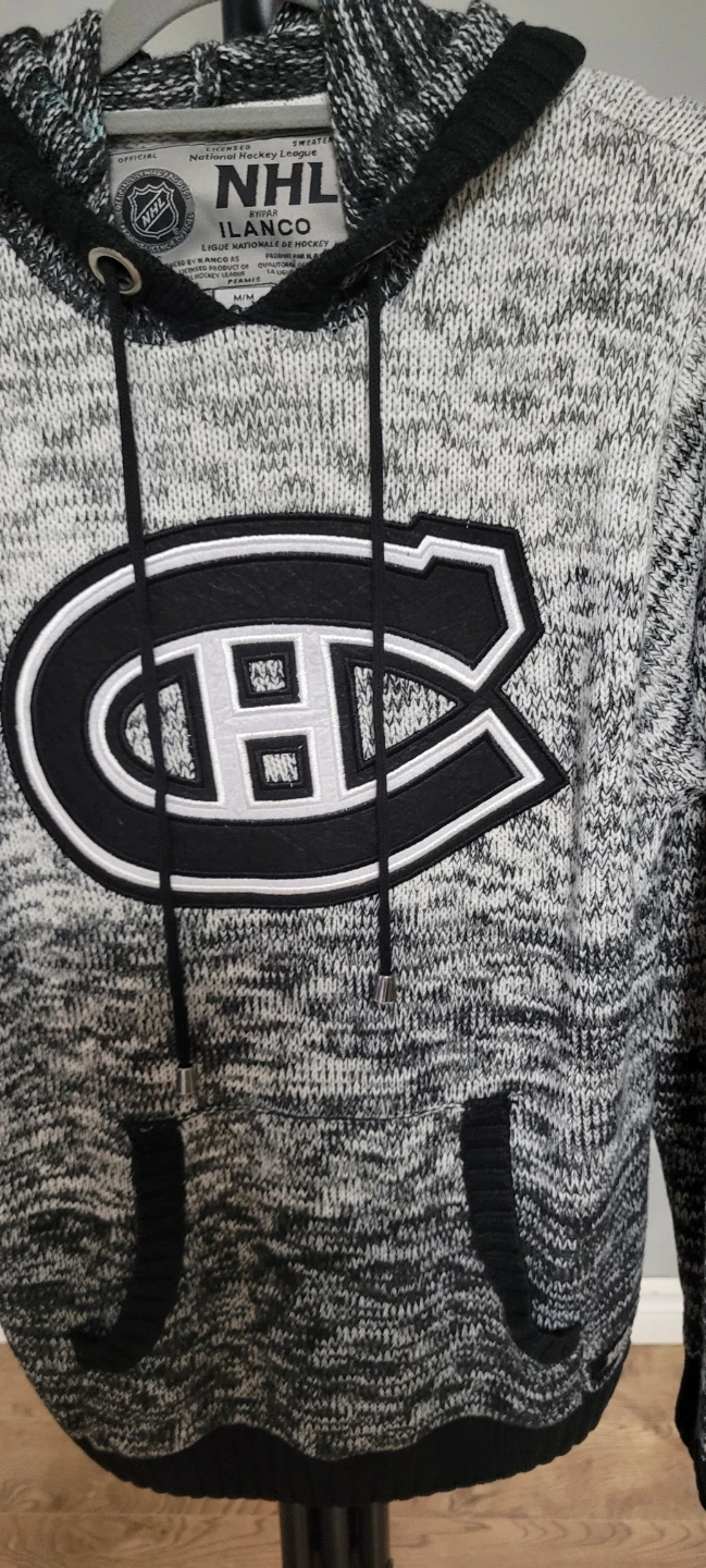 NHL Montreal Canadiens Knit Hoodie Sweater M/M - photo 2