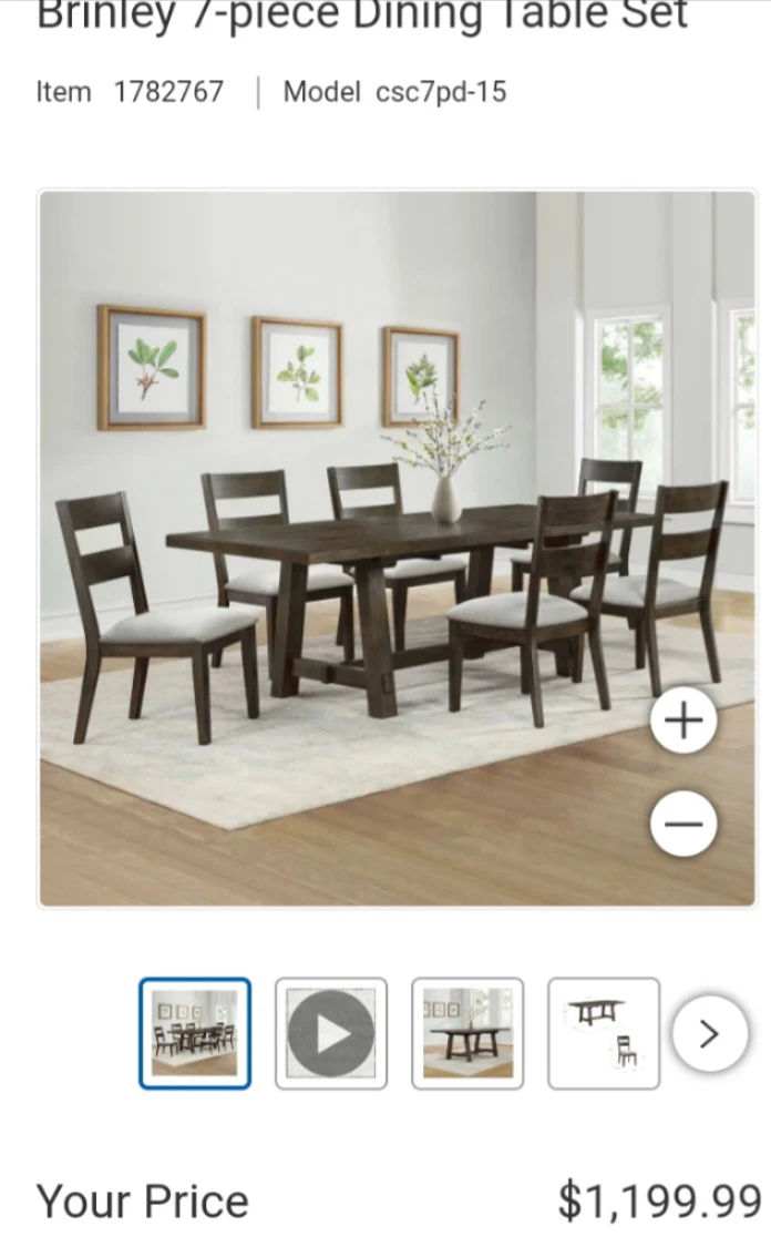 Bayside Furnishings Portalis Dining Set - photo 3