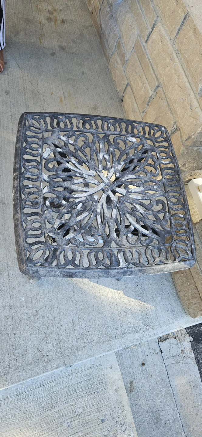 Metal Patio Side Table - photo 3