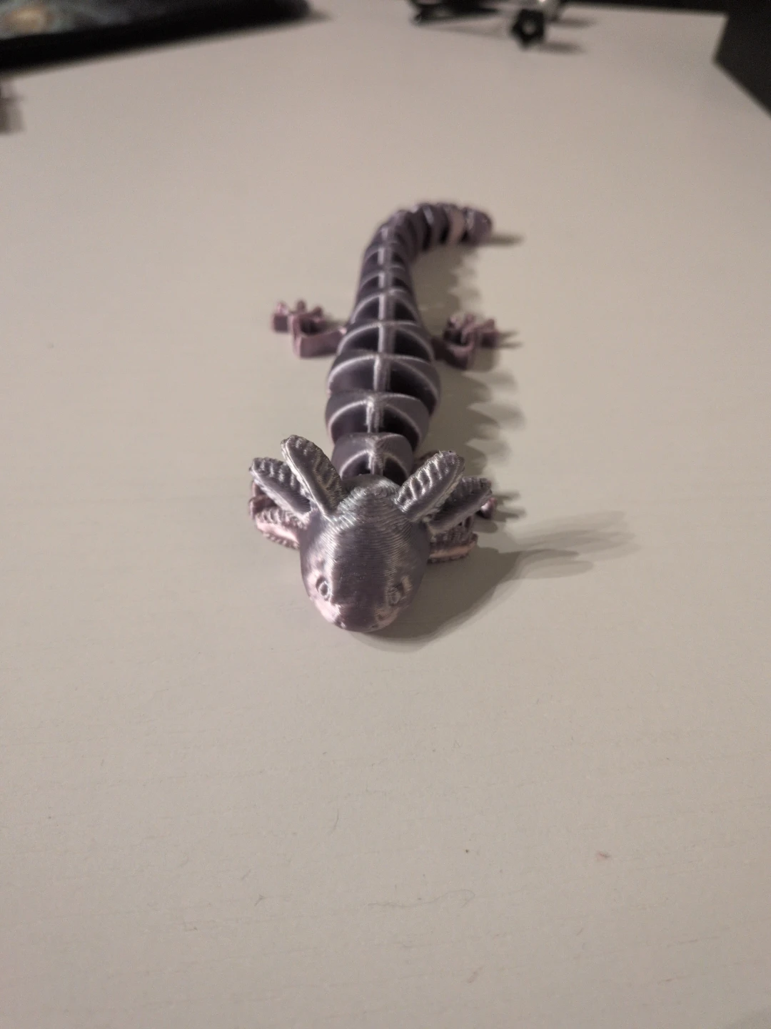 3D Printed Articulated Axolotl Toy - photo 2