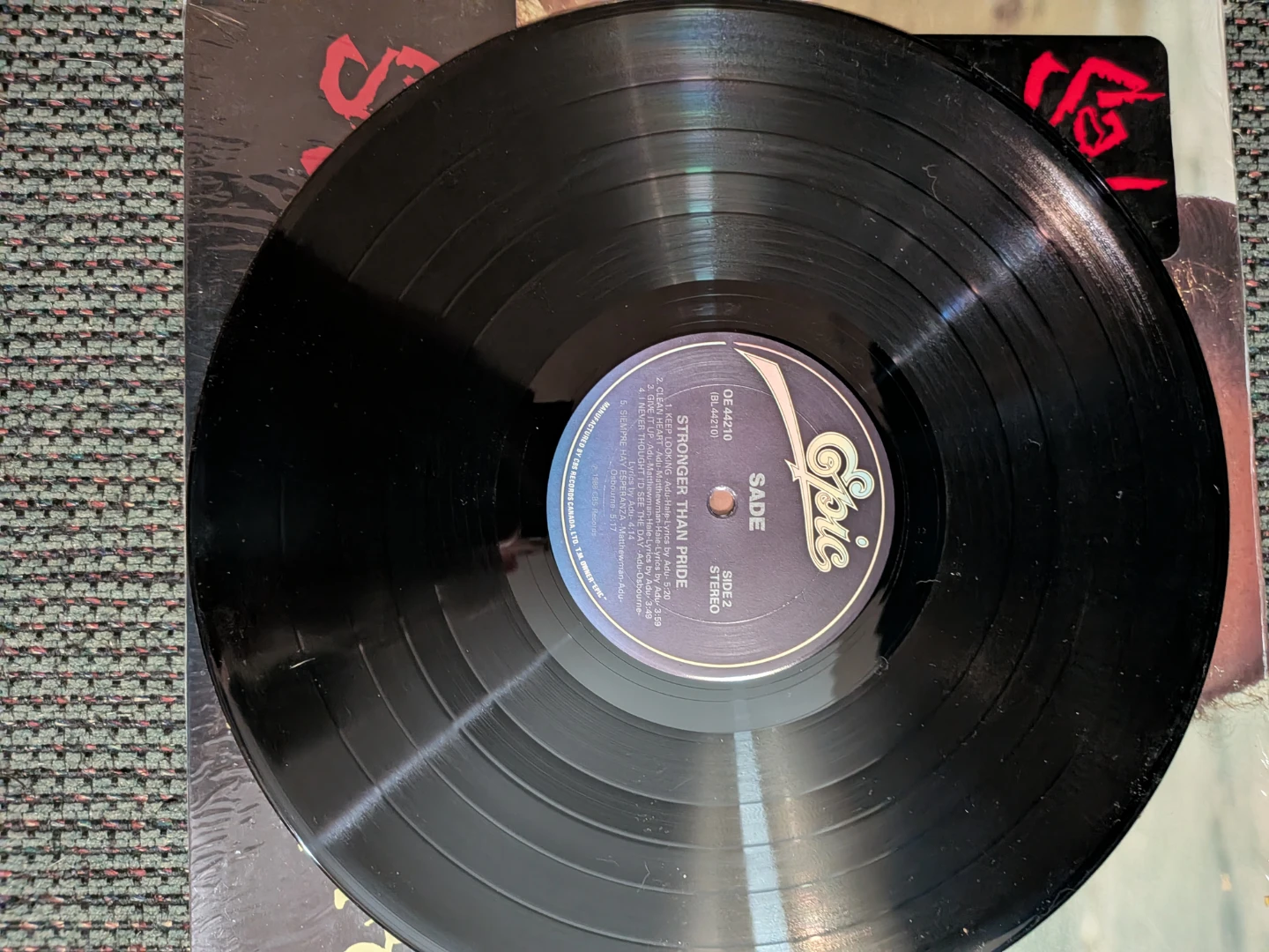 Sade – Stronger Than Pride 1988 Vinyl LP - photo 5