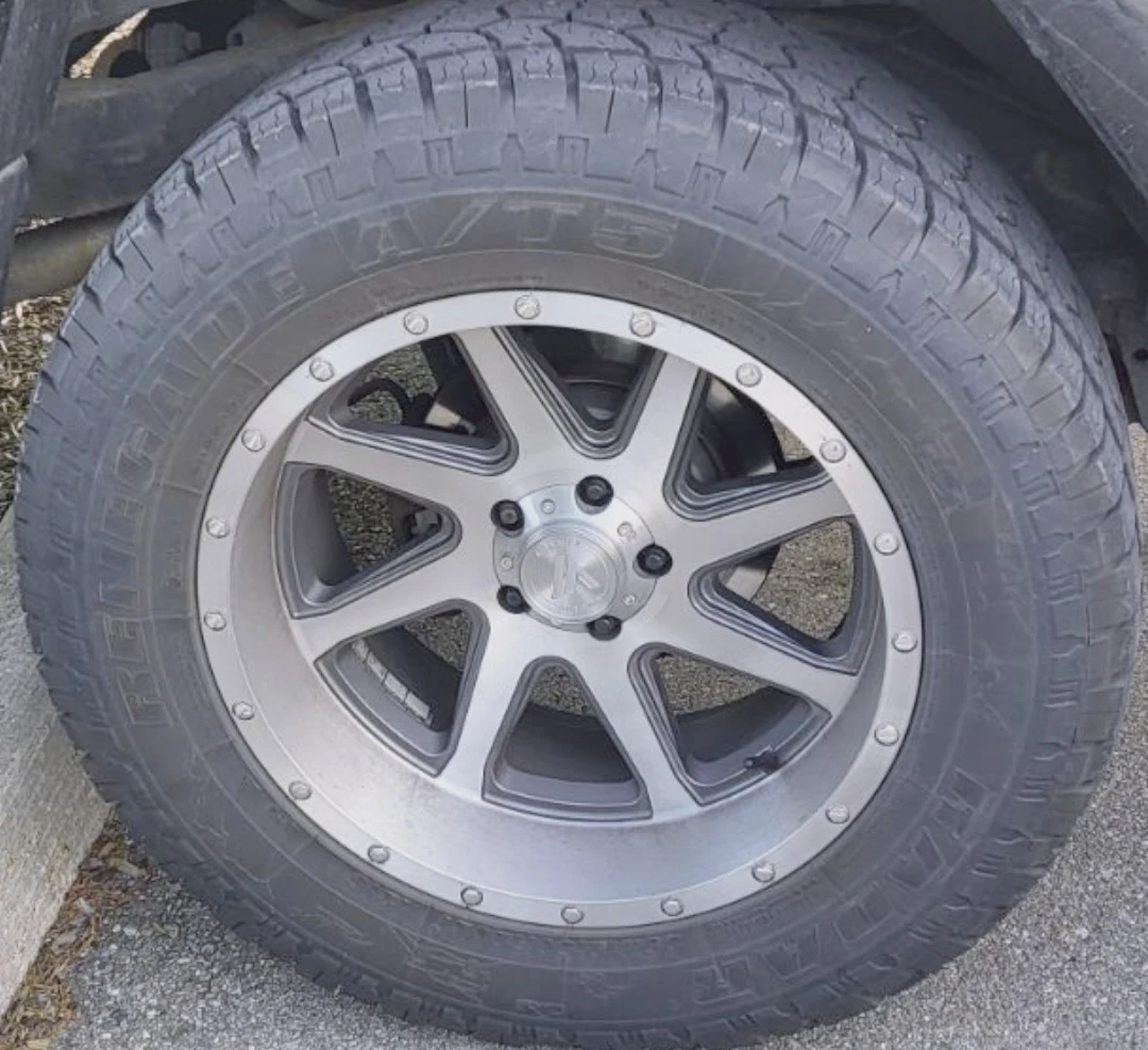 Five Tyres with Rims LT 35X12.50R20