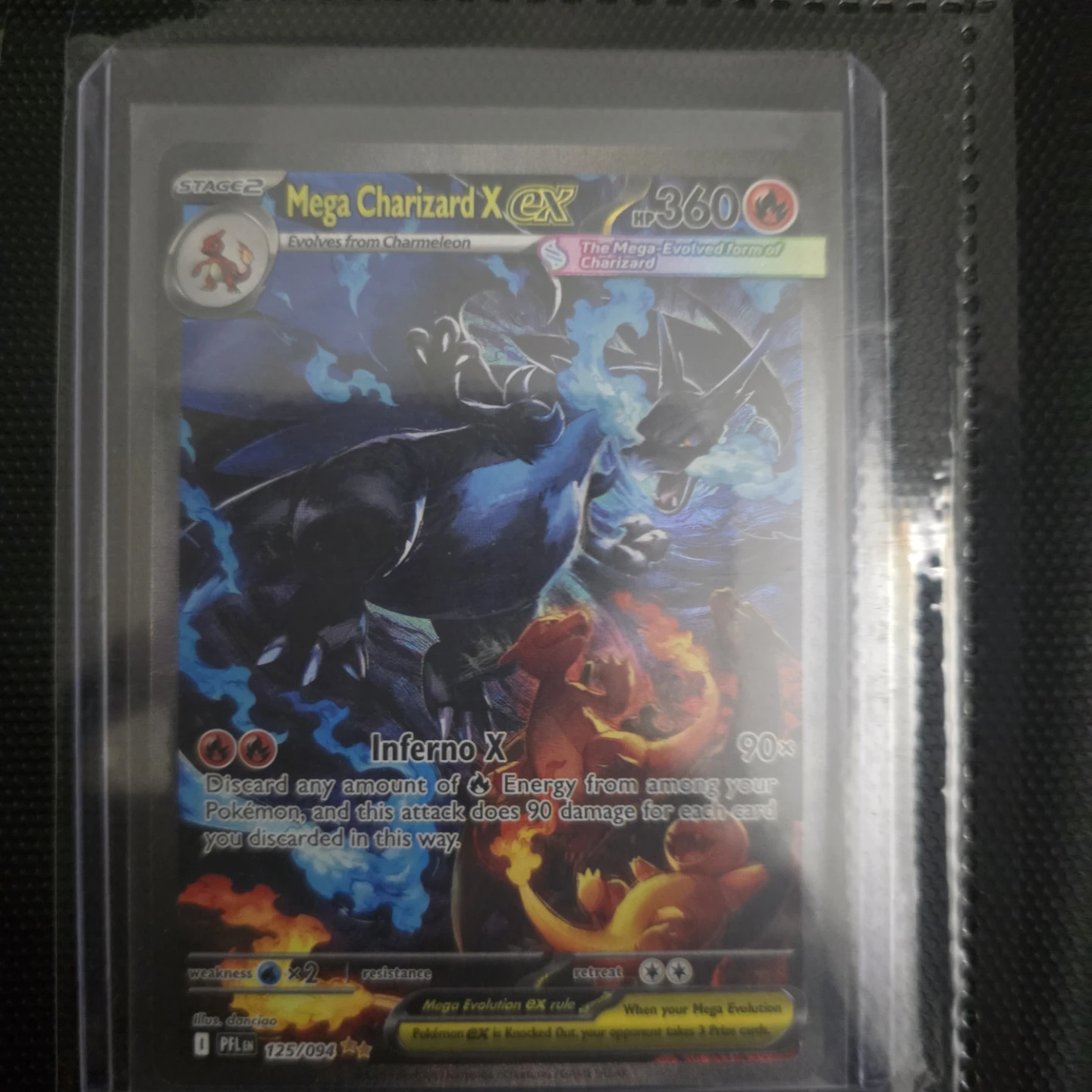 Mega Charizard X ex Pokémon Trading Card