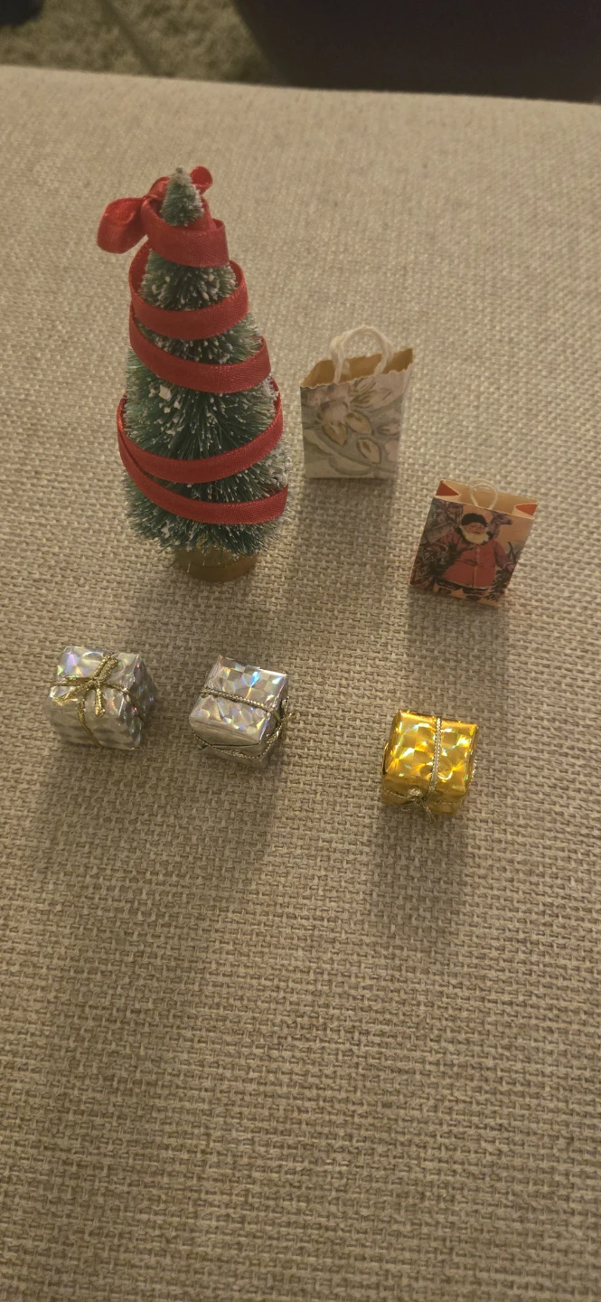 Miniature Christmas Decor Set