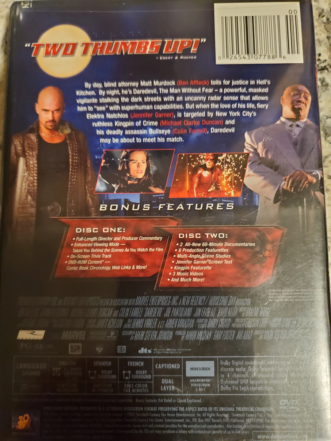 Daredevil Widescreen 2-Disc DVD - photo 2