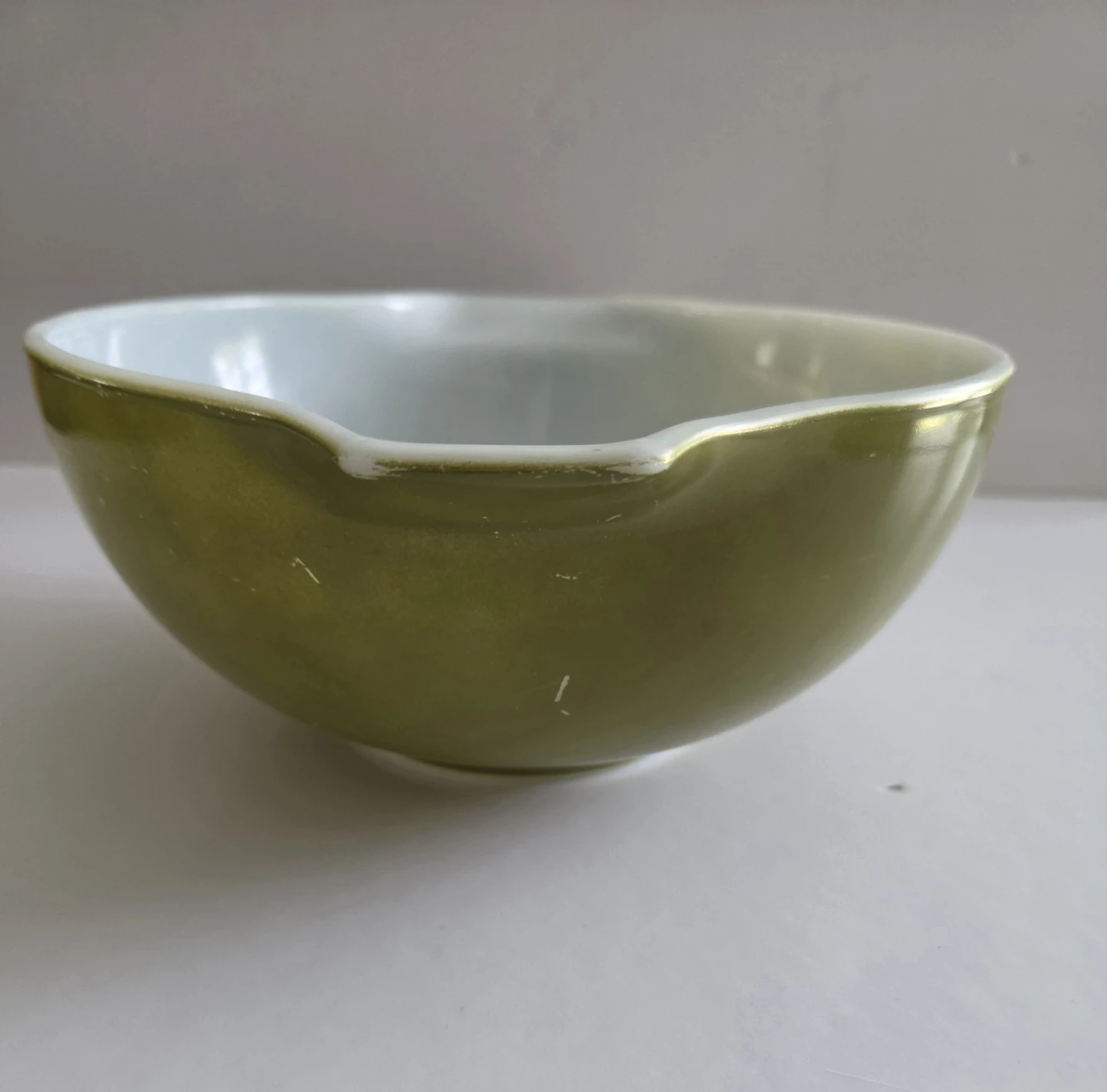 Vintage Pyrex Green Mixing Bowl - photo 2
