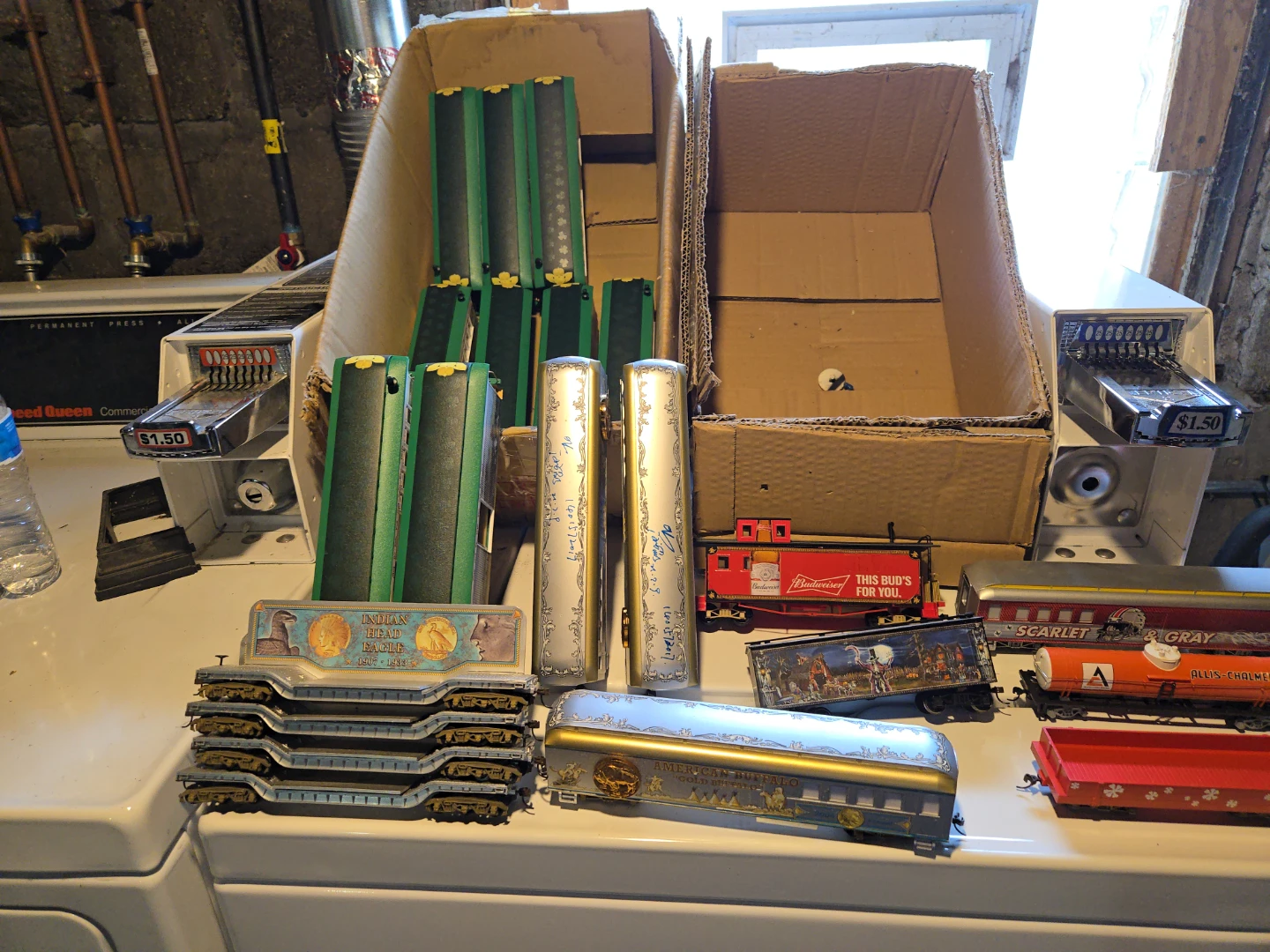 Collection of Vintage Model Train Cars