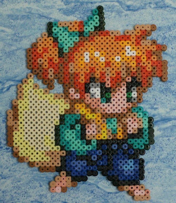 Anime Character Perler Bead Art Collection - photo 3