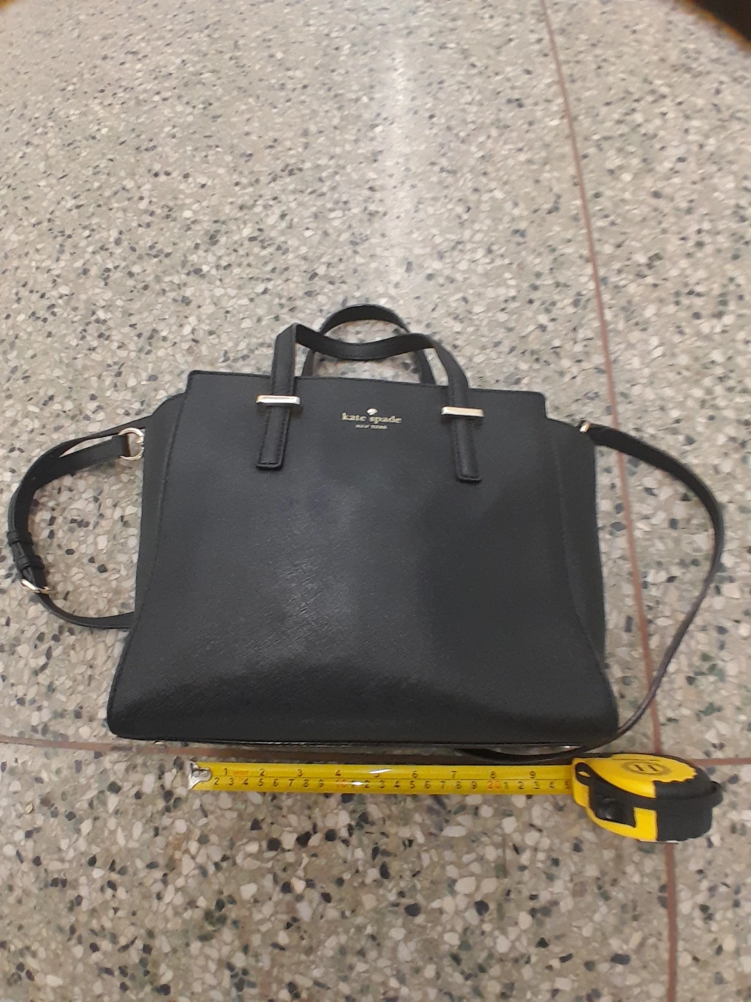 Kate Spade Black Handbag Portable Mini  Size 25 X 23 CM - photo 4