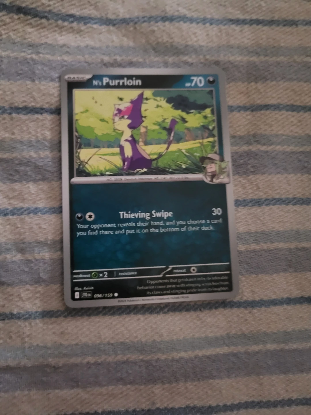N’s Purrloin [Reverse Holo] 096/159 Journey Together NM