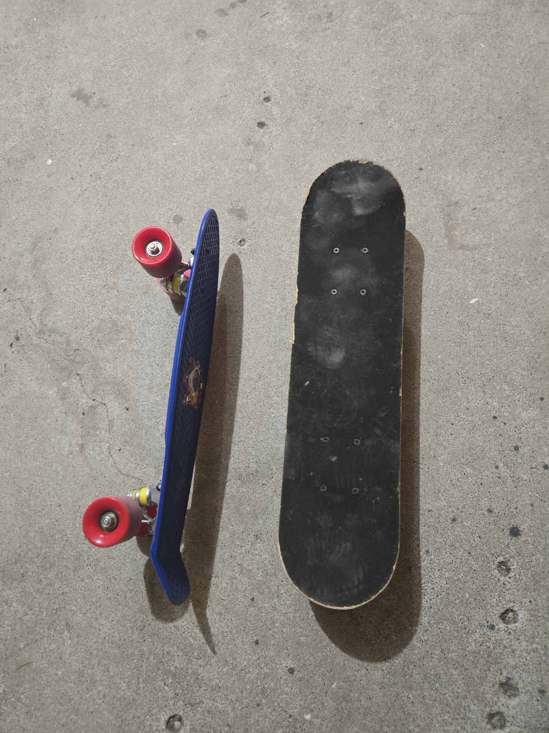 Penny Board and Skateboard