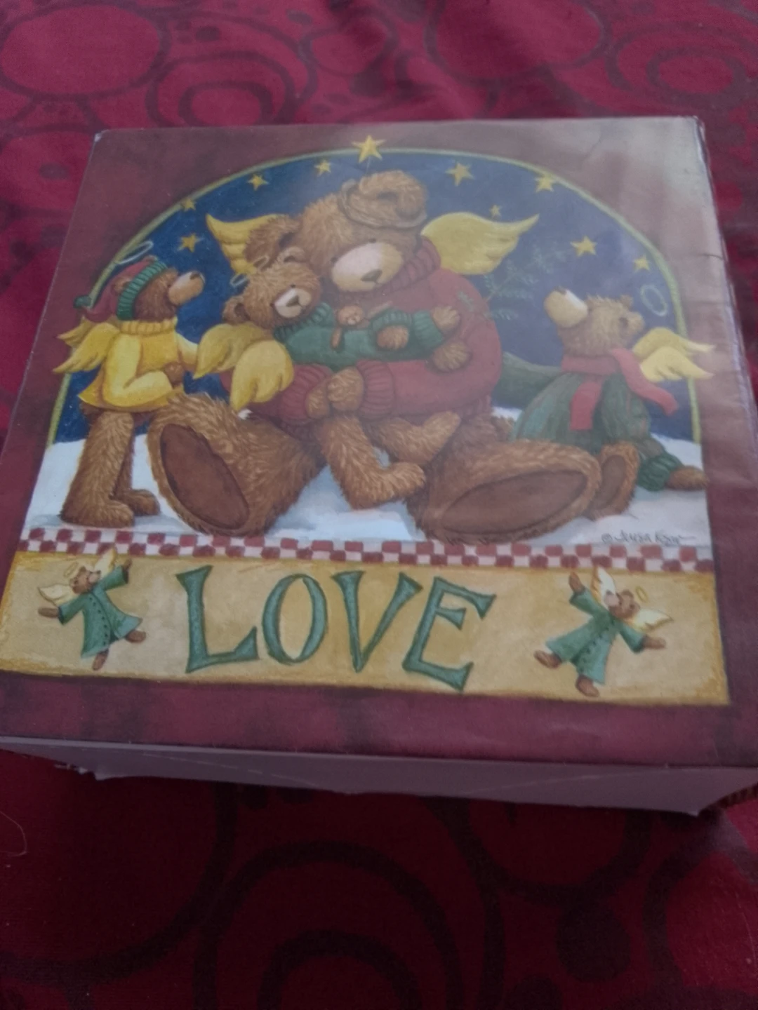 Cherished Teddies Love Keepsake Box 🏈