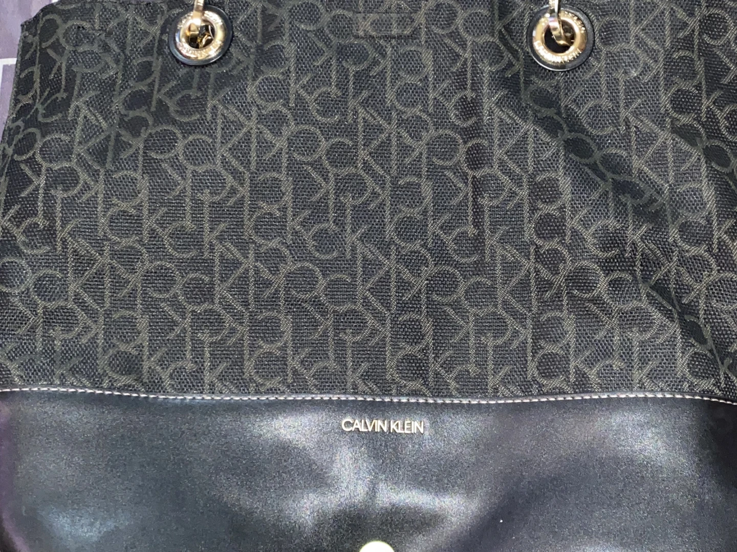 Calvin Klein Black Tote Bag