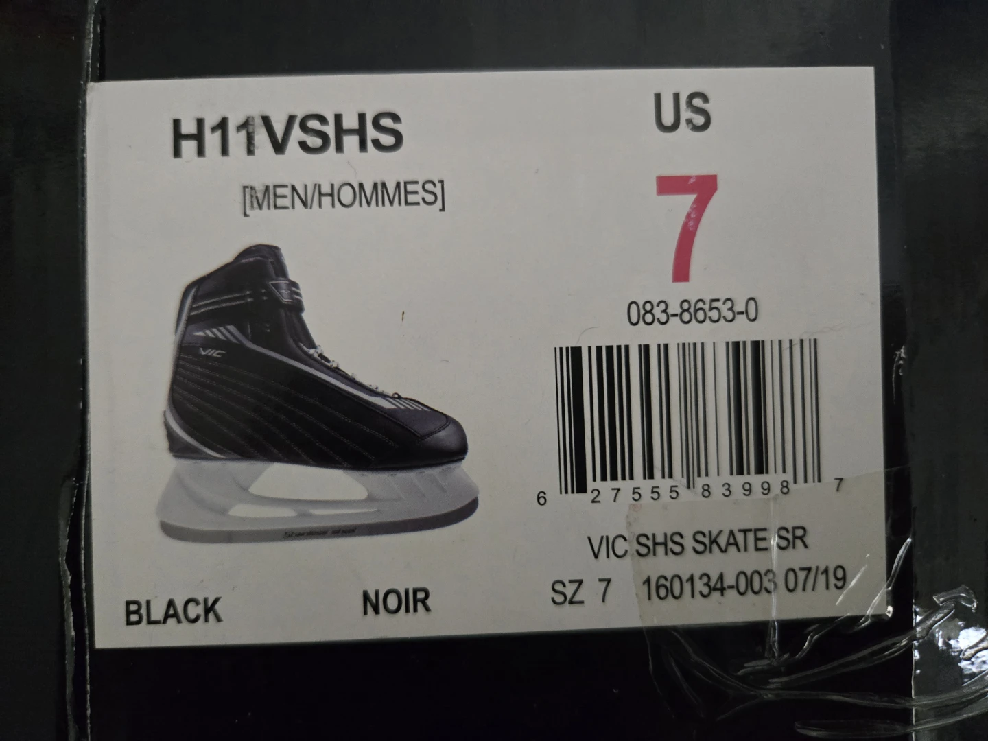Brand New Never Used/Sharpened Vic Hockey Skates - photo 2