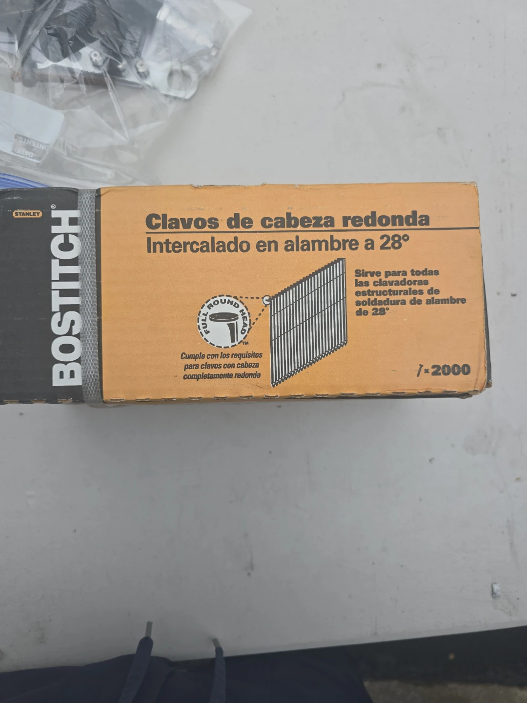 Bostitch 3" x .120" Wire Collated Framing Nails (2000 ct) - photo 2