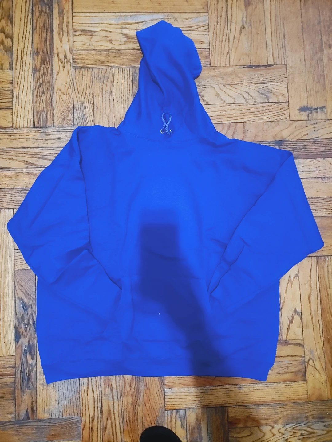 🏈Hanes Ecosmart Blue Hoodie size XXL new