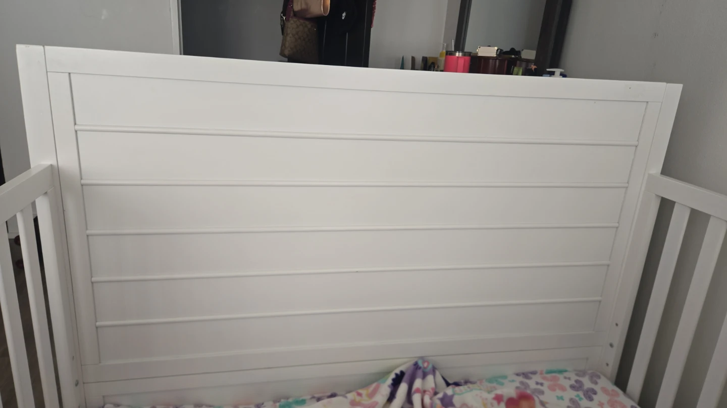 White Wooden Crib - photo 4