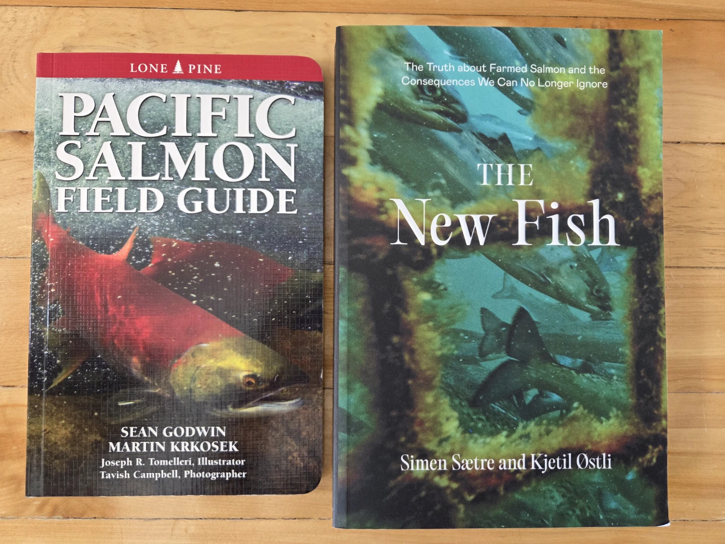 NEW! Pacific Salmon Field Guide and The New Fish books