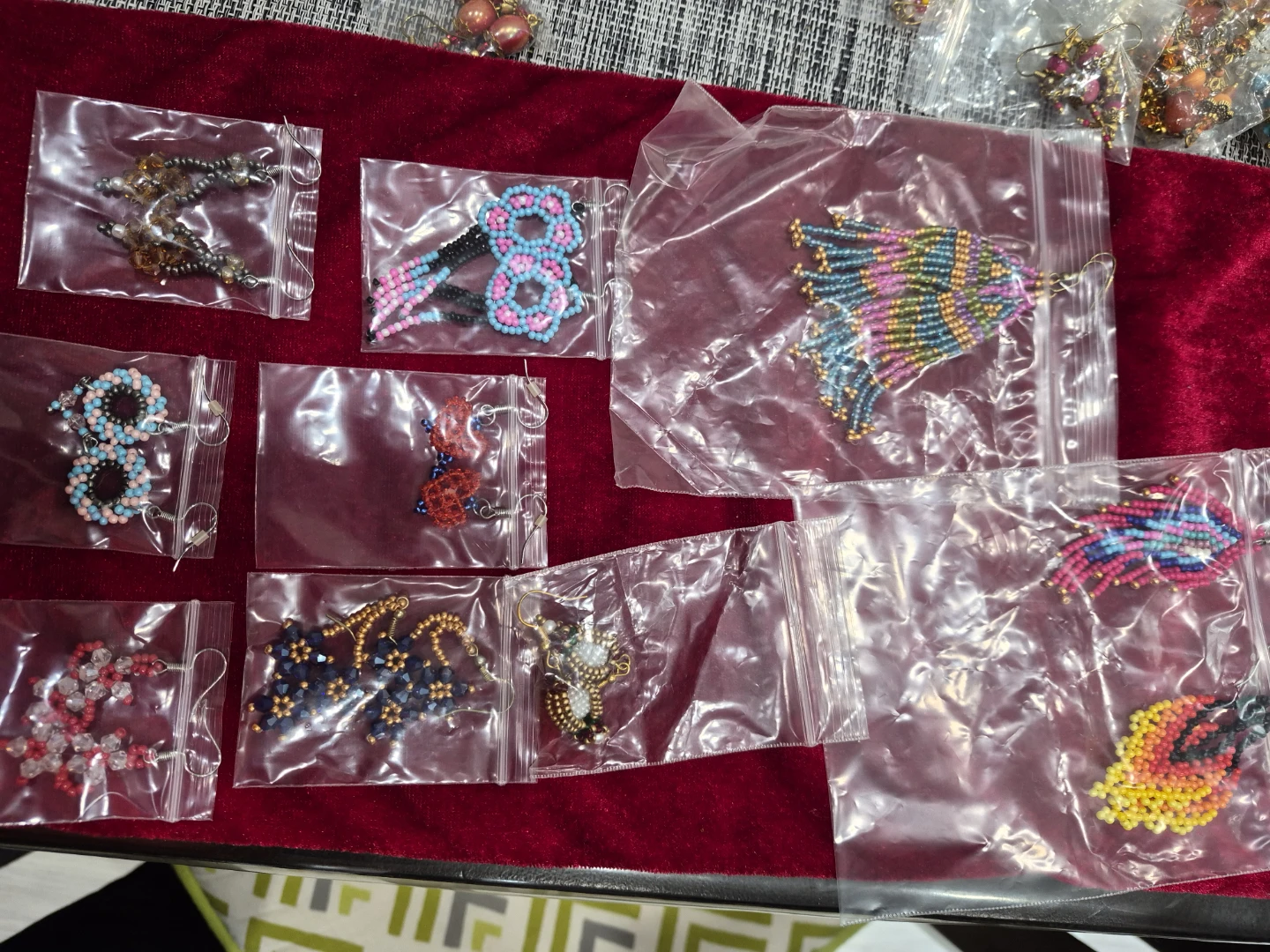 Assorted Handcrafted Beaded Earrings