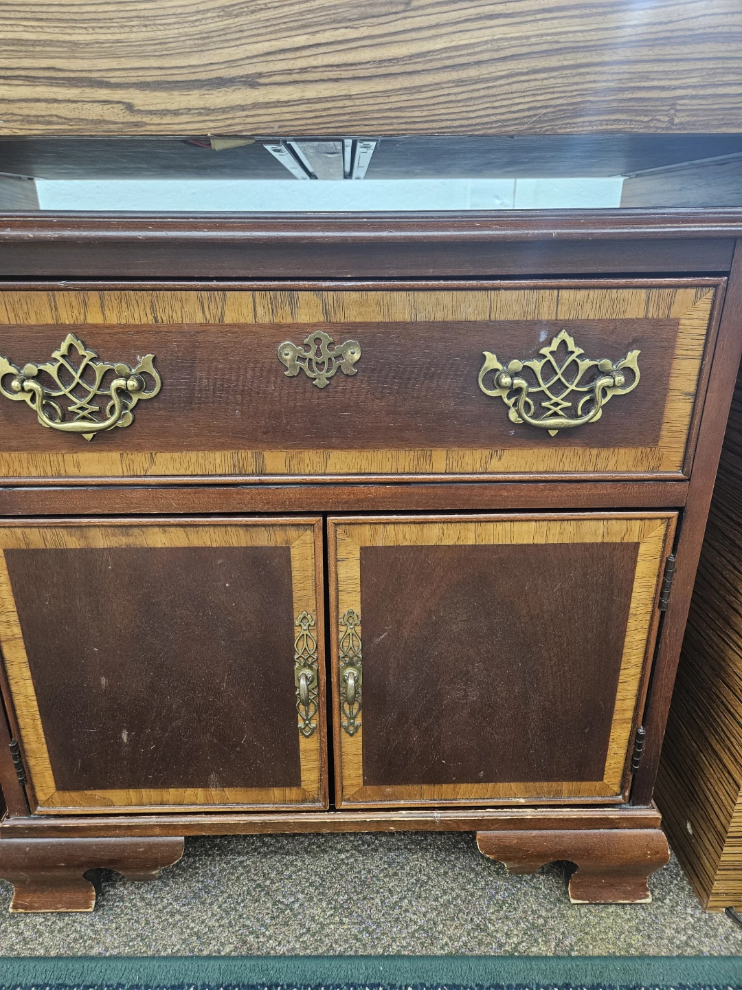 Kimball Wood Sideboard Cabinet