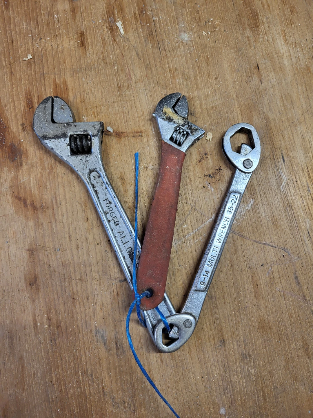 Set of 3 Adjustable Wrenches