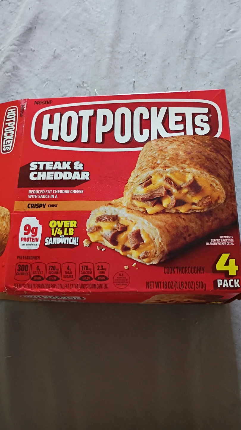 Hot Pockets Steak & Cheddar