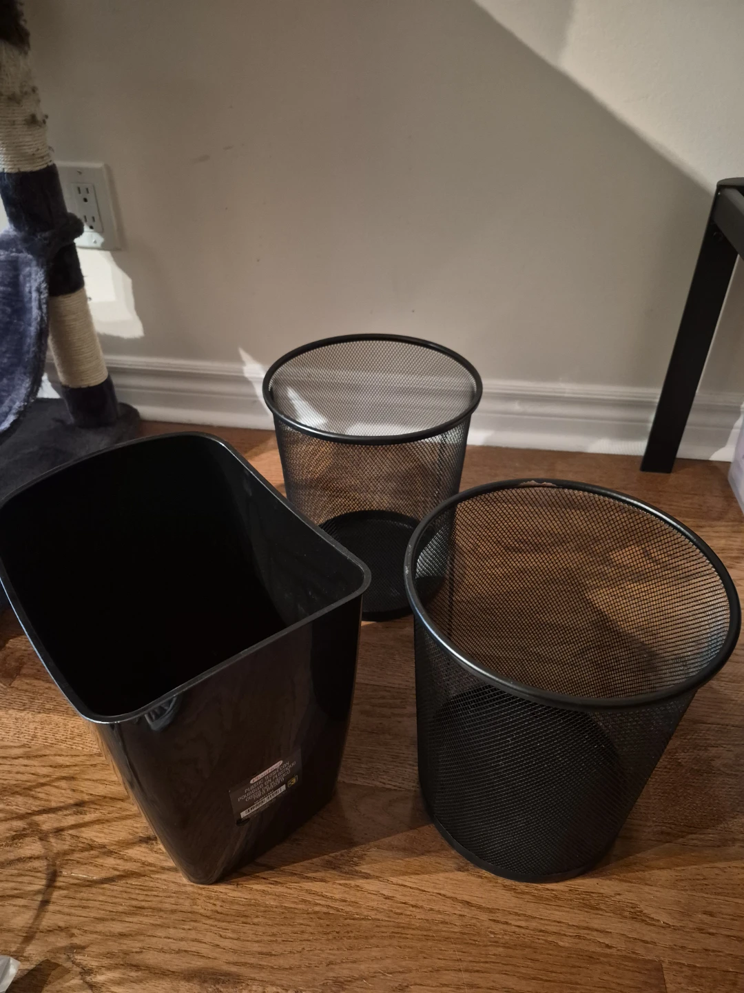 Black Trash Cans