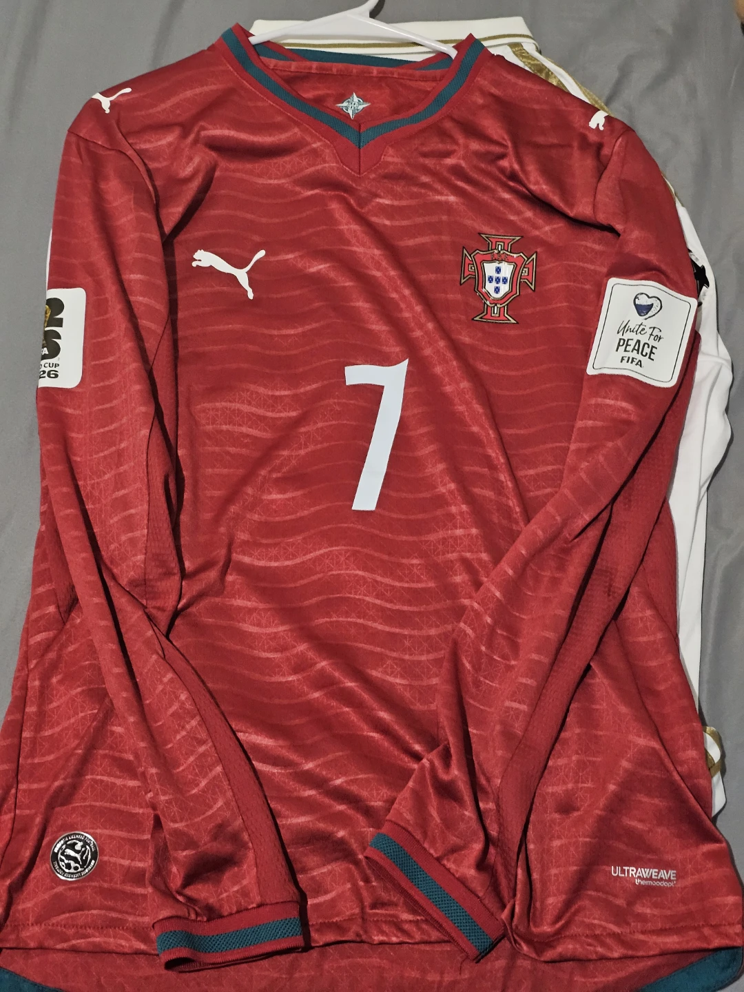 Portugal Ronaldo #7 wc 2026 PLAYER VERSION L size - photo 2