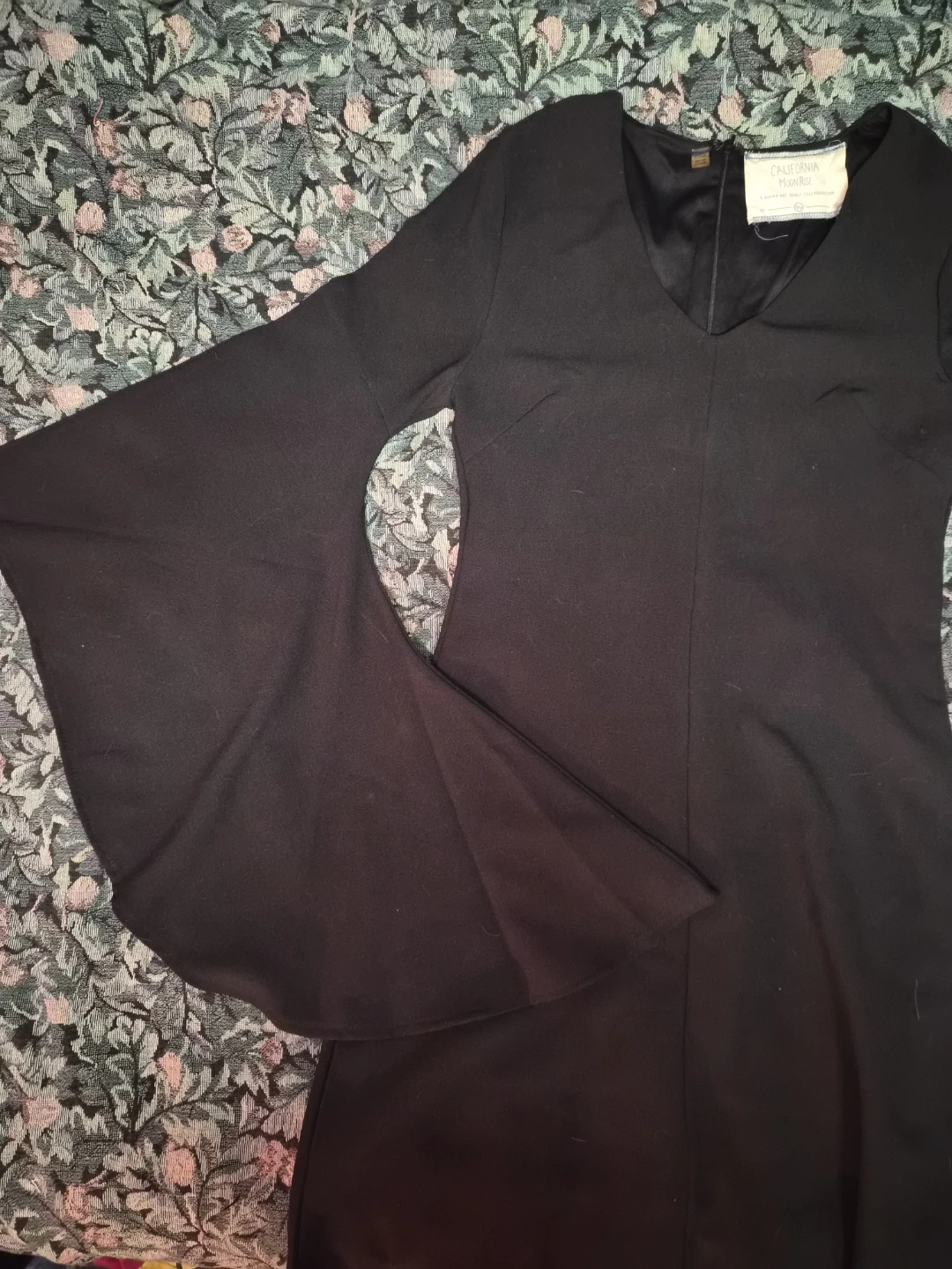 Witch Black Bell Sleeve Dress