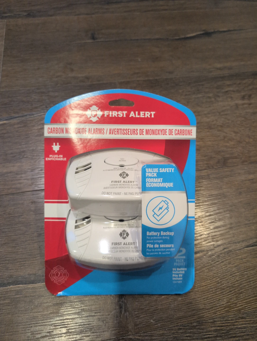 First Alert Carbon Monoxide Alarm 2-Pack