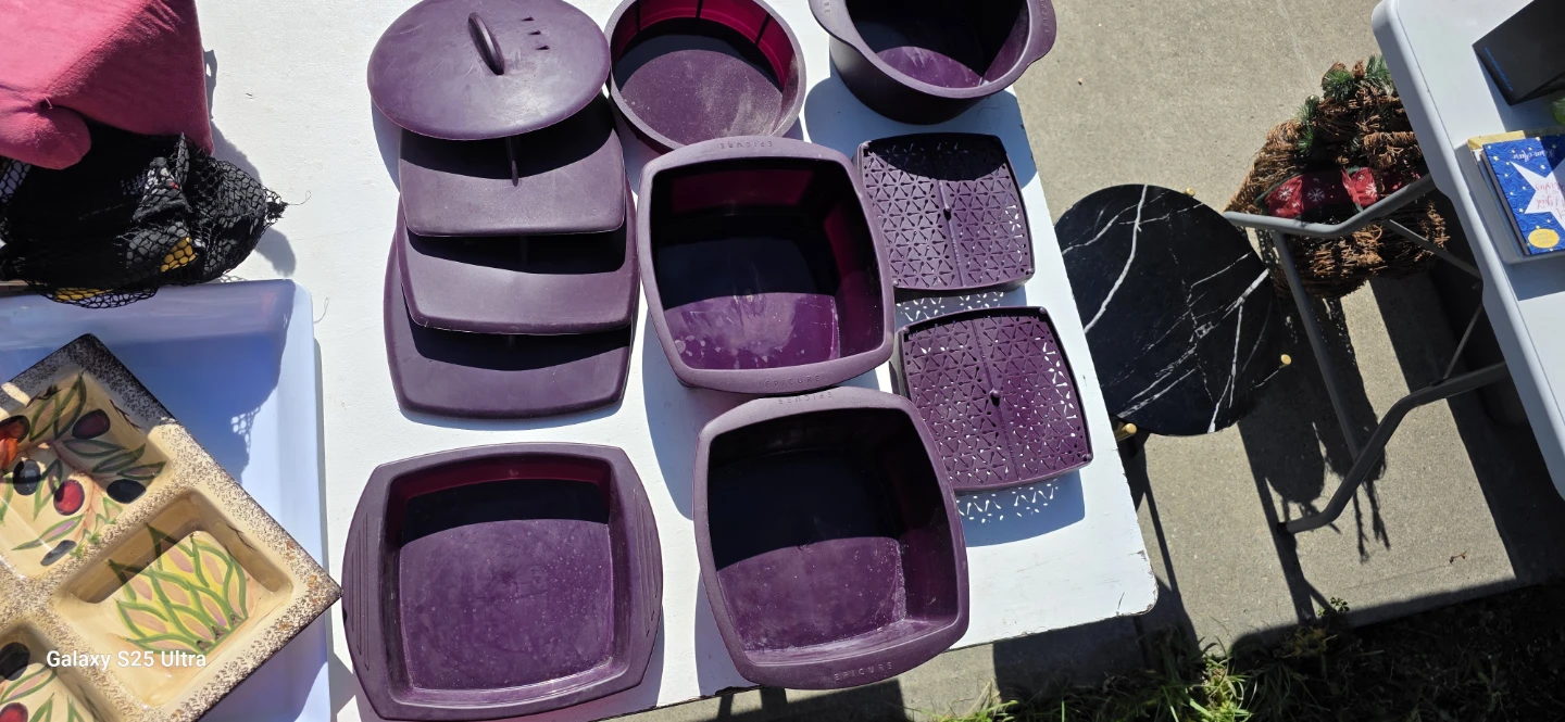 Epicure Purple Silicone Cookware Set