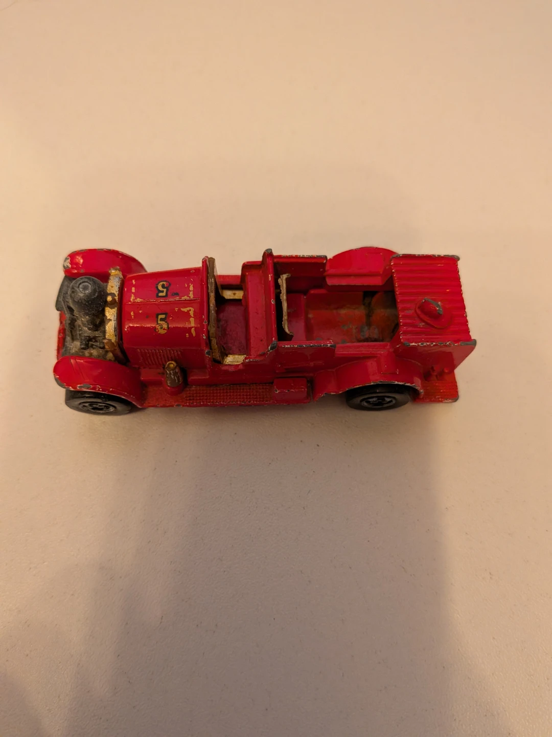 Vintage Hot Wheels Old Number 5 Toy Car