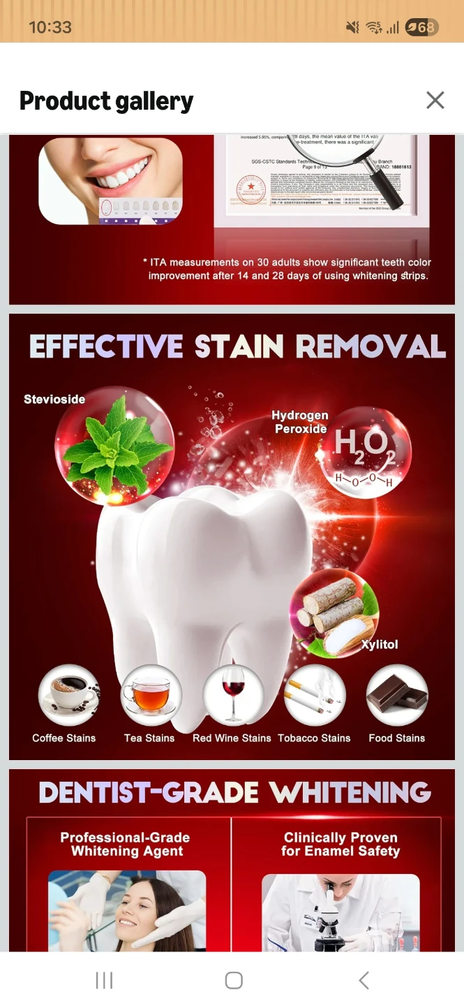 Luiable Teeth Whitening Strips - photo 5