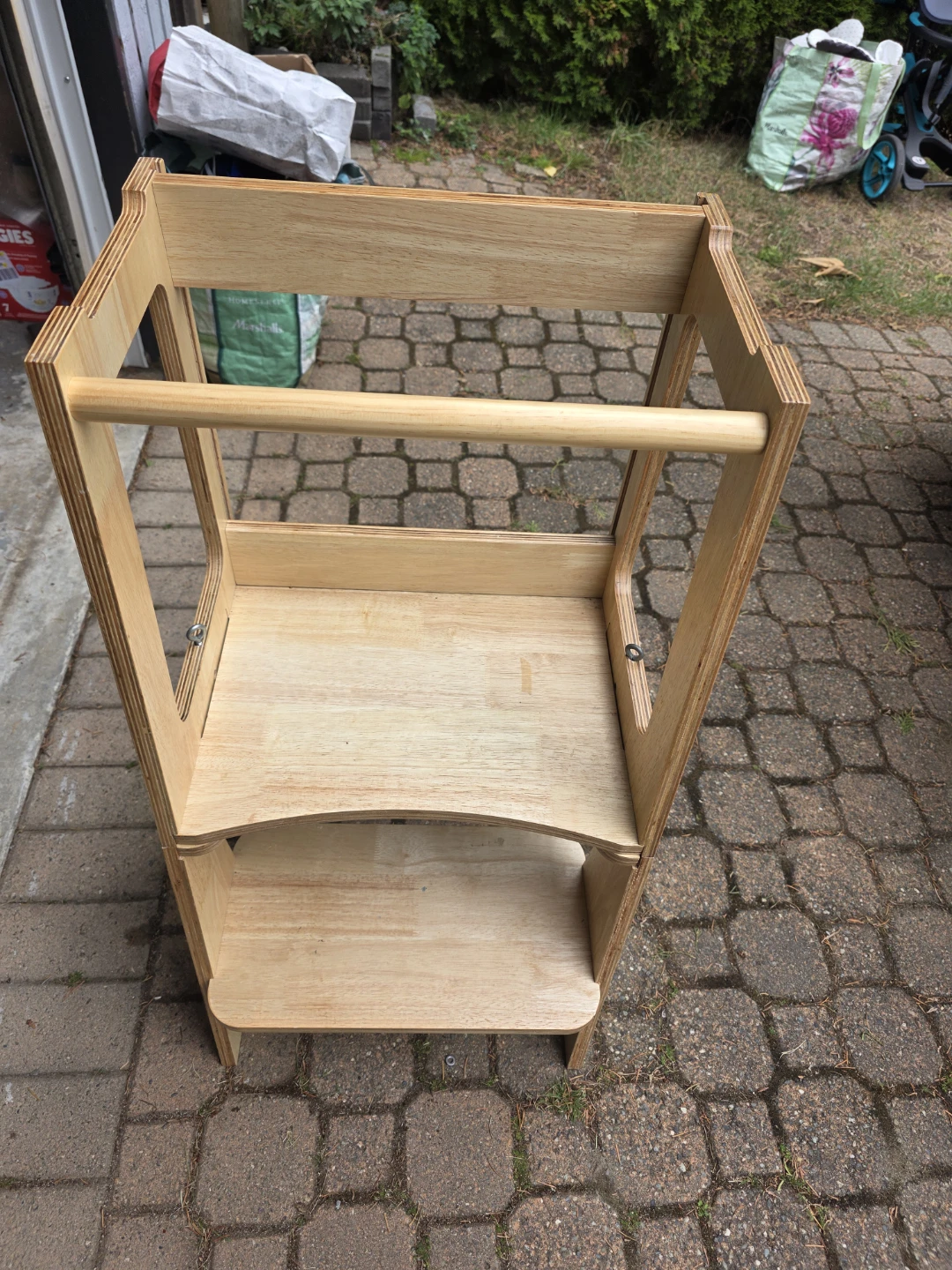 Wooden Kitchen Helper Stool