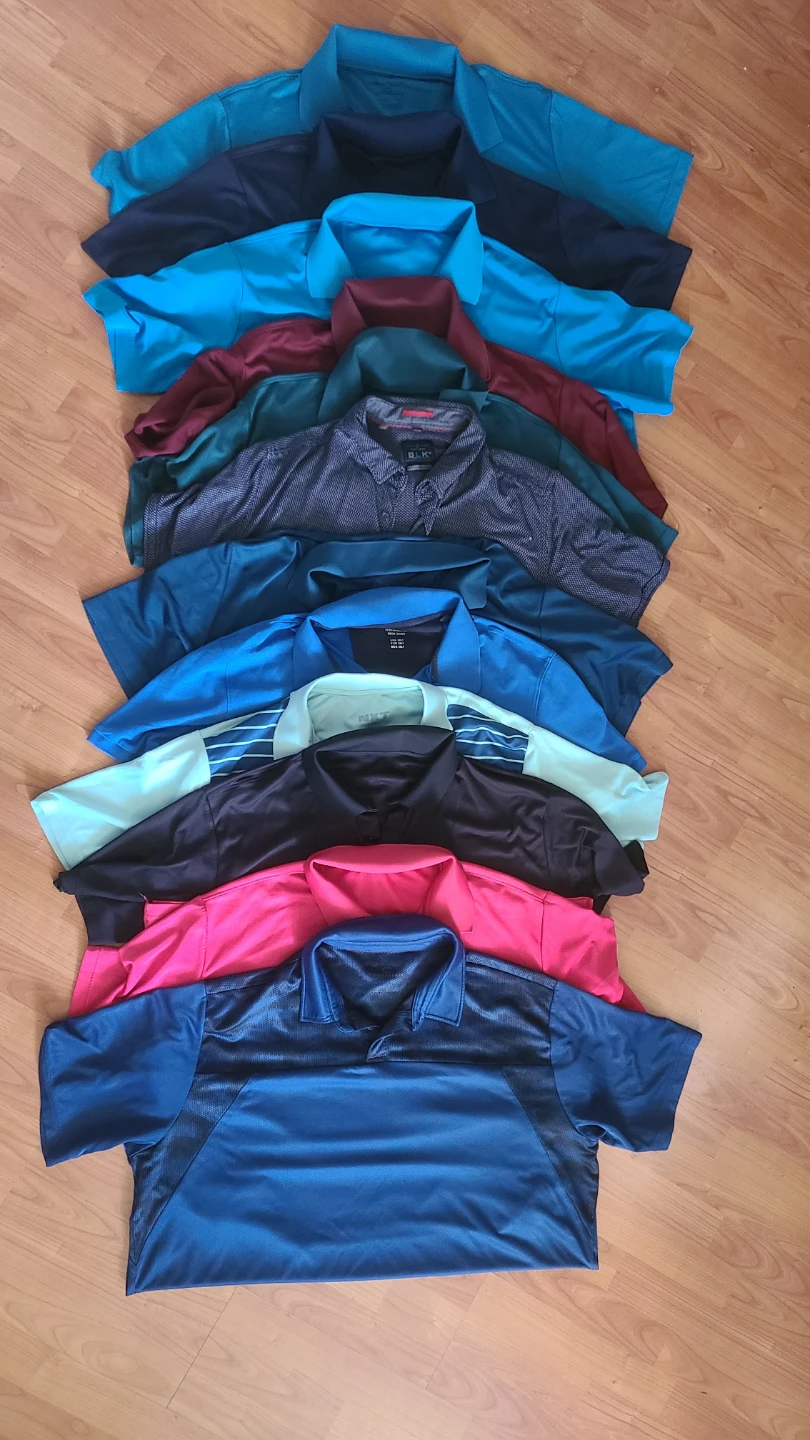Assorted Men's Polo Shirts Size 2XT