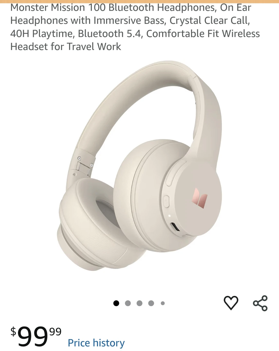 Monster Mission 100 Wireless Headphones - photo 3